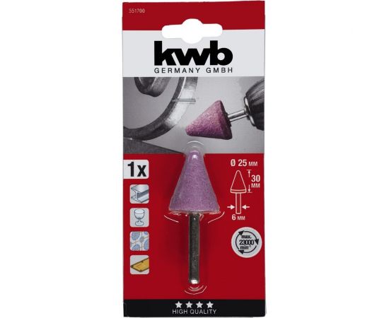 Шарошка шлифовальная (25х30 мм) KWB 5517-00 – изображение 3