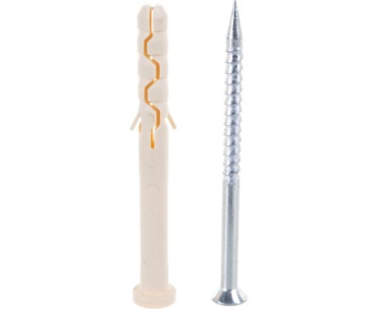 Дюбель-гвоздь с цилиндрической манжетой ЕВРОПАРТНЕР нейлон. PDG LK 6х60, 27 шт. 1 0697 6 – изображение 3