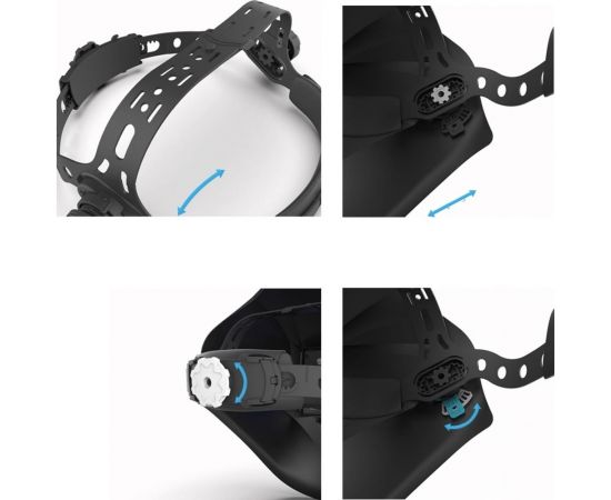 Маска сварщика хамелеон COMFORT АСФ 505 красный глянец Start 51ST505R – изображение 7