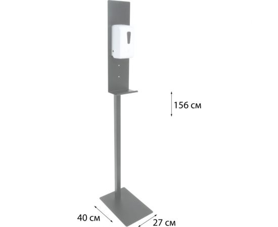 Напольная стойка с сенсорным дозатором FIXSEN HOTEL 1 л, черная FX-31012X – изображение 9