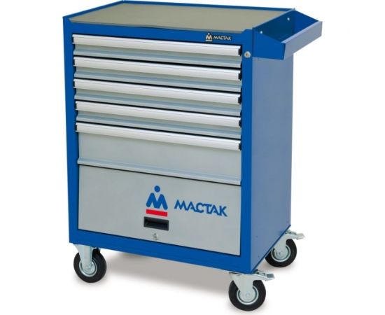 Инструментальная тележка МАСТАК ОПТИМА 5 полок и отсек, синяя 522-05581MB 