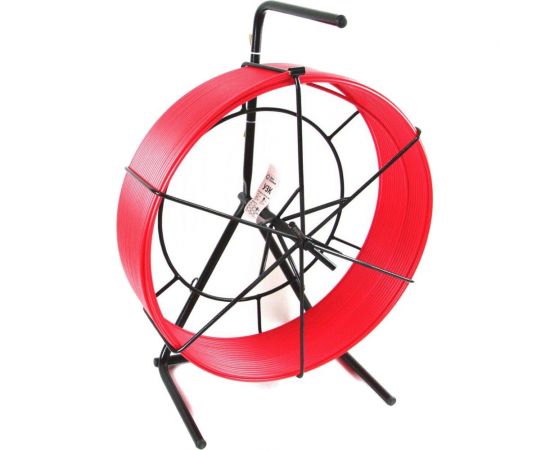 Протяжка для кабеля мини OlmiOn УЗК d=6 мм L=30 м в напольной кассете №3, красный СП-К3-6/30 