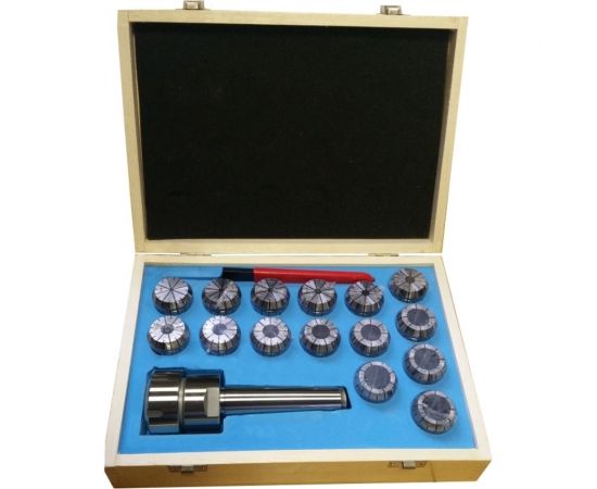 Патрон цанговый MSB3-ER40, хвостовик конус Морзе, DIN228-A, с набором цанг 15 шт. 4-26 мм GRIFF b220324 