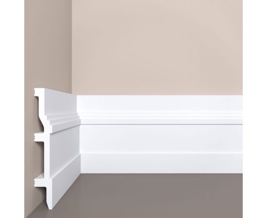 Напольный плинтус bello deco XPS П 8 150x22 мм 00-00004591 