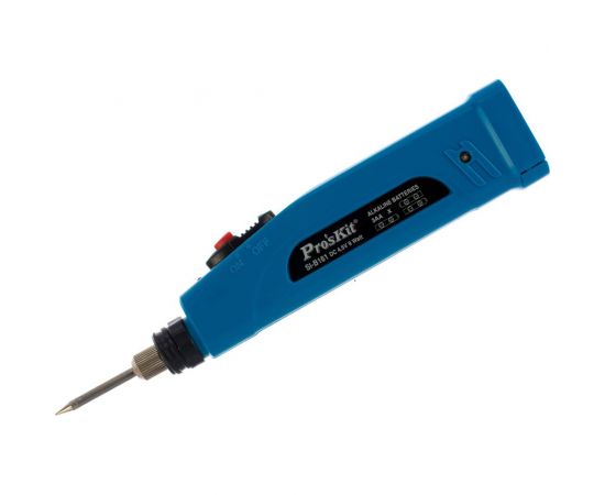 Паяльник ProsKit SI-B161 9W на батарейках 3шт АА-30 мин работы, 12 сек разогрев, защ.чехол С00037322 