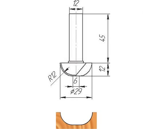 Фреза ФК 0190 МебельДрев 4627198884661 