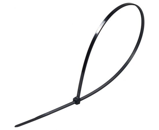 Универсальный пластиковый хомут ЭВРИКА черный 5.0x450мм 50шт ER-15451 