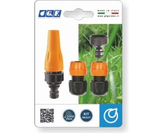 Набор для шланга (2 соединителя 1/2-3/4"", переходник 3/4"", наконечник 1/2-3/4) GF 5444 37623 