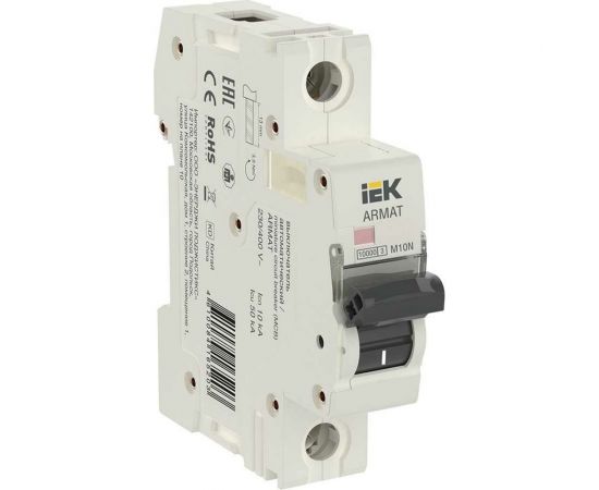 Автоматический выключатель IEK ARMAT M10N 1P C 6А AR-M10N-1-C006 