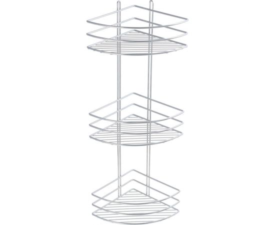 Угловая полка FIXSEN трехэтажная, хром FX-710-3 