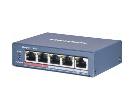 Ethernet PoE Коммутатор Hikvision DS-3E0505P-E/M 