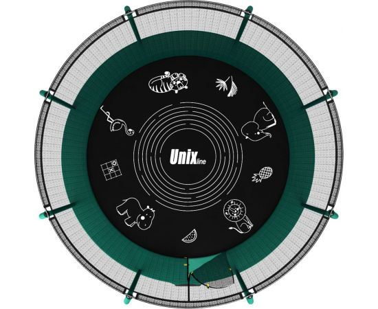 Батут UNIXline SUPREME GAME 10 ft green TRUSUG10GR – изображение 11