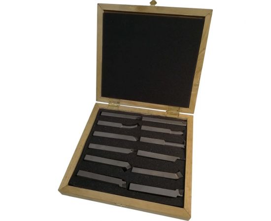 Набор токарных резцов AURA TOOLS 12 шт, 12х12 ВК8 30001212 – изображение 2