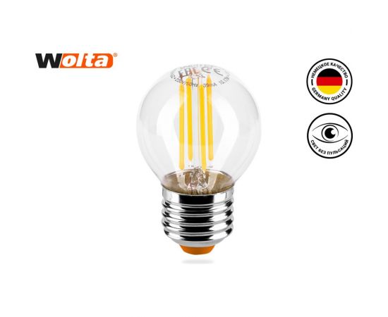 Лампа LED Wolta FILAMENT, 4000К, 25S45GLFT7E27 – изображение 2