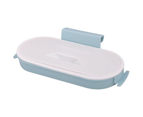 Навесной держатель для пакетов с мусором и крышка МУЛЬТИДОМ Размер 26х14х5.5 см VL58-122 – изображение 2