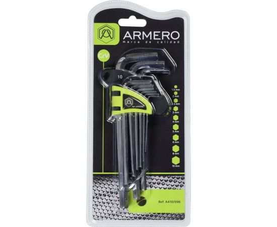 Набор длинных шестигранных ключей Armero A410/096 – изображение 2