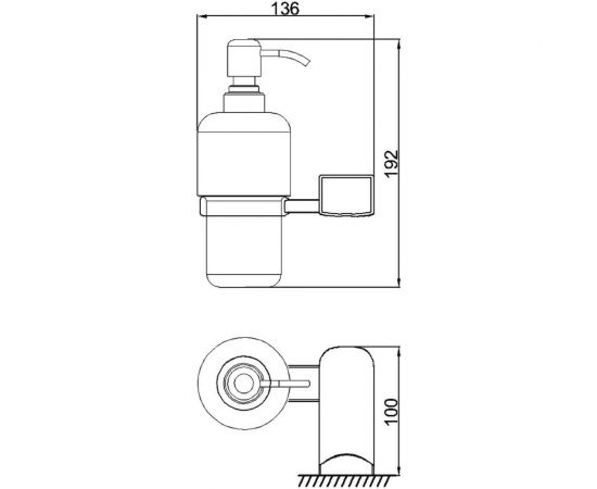 Дозатор жидкого мыла RUSH Thira TR36810 – изображение 2