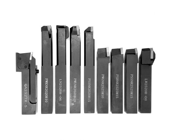 Комплект резцов со сменными пластинами (9 шт; 25х25 мм) ТЕХНОРЕАЛ МА400021530 – изображение 2