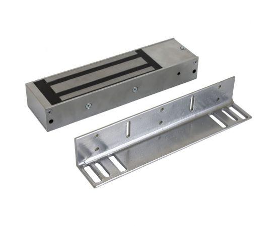 Электромагнитный замок ACCORDTEC 500 кг, управление микропроцессором, тип кнопки НО ML-395 – изображение 2