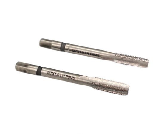 Машинно-ручной метчик TORNERI М 7х1, комплект из 2-х шт, Р6М5 , левый 038240 – изображение 2