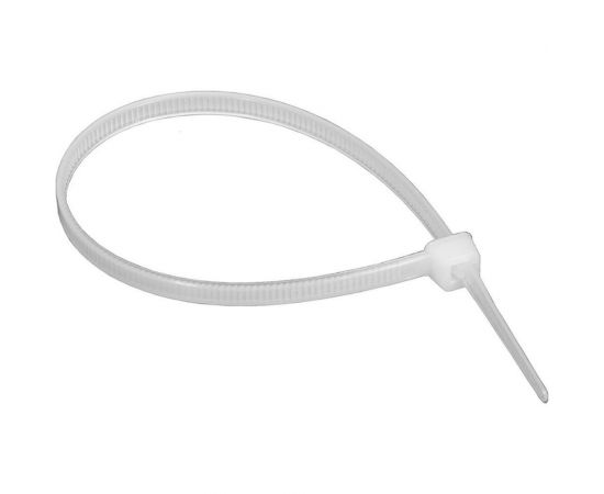 Пластиковые стяжки AutoFix 7,6x400 мм Белые 100 шт. NPC-76-400 W – изображение 2