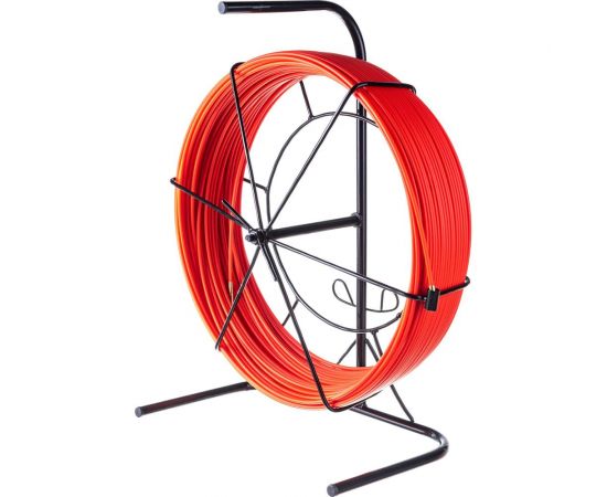 Протяжка для кабеля мини OlmiOn УЗК d=6 мм L=30 м в напольной кассете №3, красный СП-К3-6/30 – изображение 3