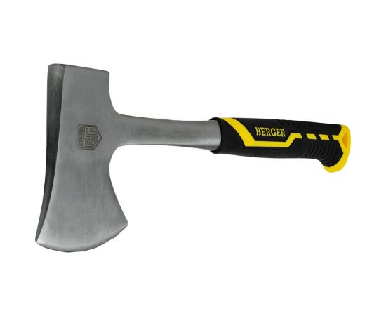 Туристический цельнокованый топор Berger BG 600 г, с чехлом, 3-компонентная рукоятка BG1530 – изображение 3