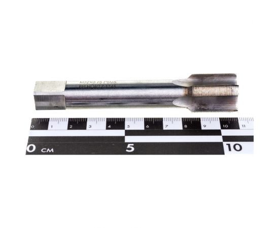 Метчик М22x0,75 м/р Р6М5 HORTZ 203727 – изображение 3