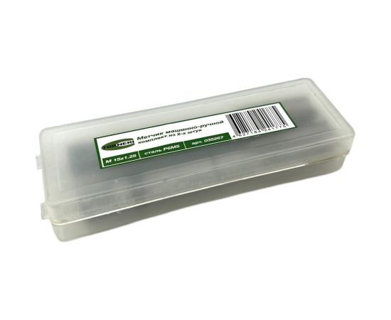 Метчик TORNERI М15х1.25 комплект из 2-х штук Р6М5 035267 – изображение 4