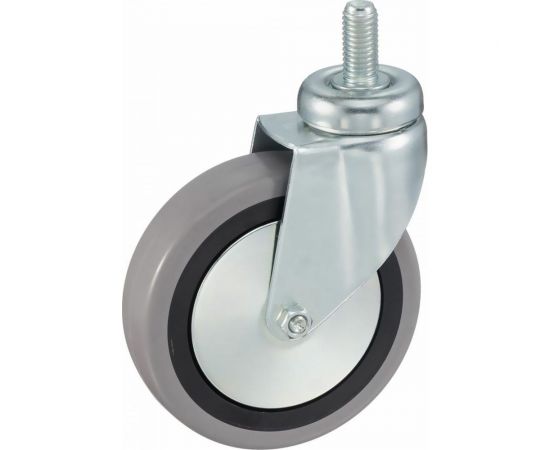 Колесо с вращающейся опорой и стержнем (100 мм; 55 кг) Tellure rota 376104 – изображение 4