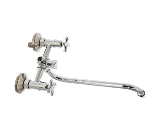 Смеситель для ванны G-lauf Solone с поворотным изливом и душевой лейкой, хром JIK7-A102-A – изображение 5