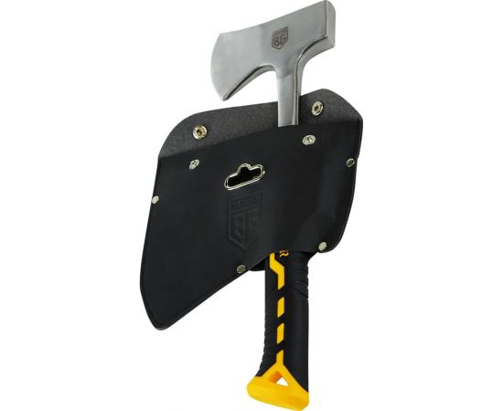 Туристический цельнокованый топор Berger BG 600 г, с чехлом, 3-компонентная рукоятка BG1530 – изображение 5