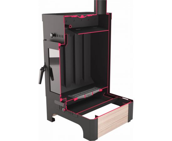 Печь-камин ИЗУРАН Диво Люкс ПКС-80 IZ-80PKS101 – изображение 7