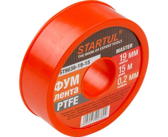 Фум-лента STARTUL PTFE Master 19 мм х 15 м ST9038-19-15 