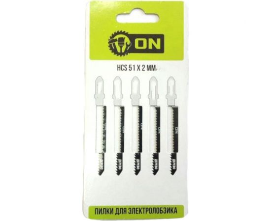 Пилки T-119В (5 шт; 51х2 мм; HCS) для электролобзика ON 15-04-011 