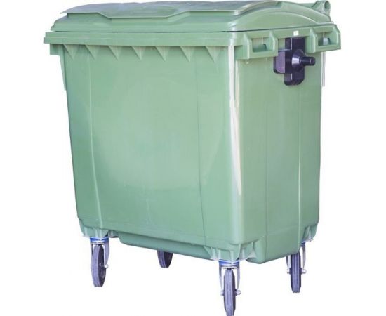 Мусорный контейнер Тара.ру полипропилен, 770 л, зелёный 21715 