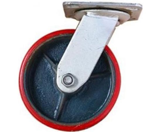 Колесо большегрузное с полиуретановой шинкой С-4102-DUS поворотное без тормоза г/п 1100 кг EURO-LIFT 00018521 