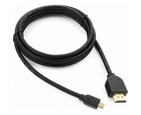 Кабель HDMI-microHDMI Cablexpert v1.3 19M/19M 1.8м черный CC-HDMID-6 
