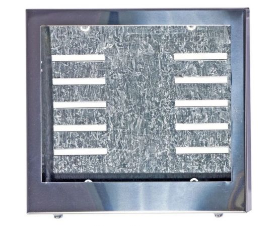 Рамка номерного знака DolleX 190х145 мм, новый ГОСТ, тип 4, мото, с металлическим адаптером SPL-34 