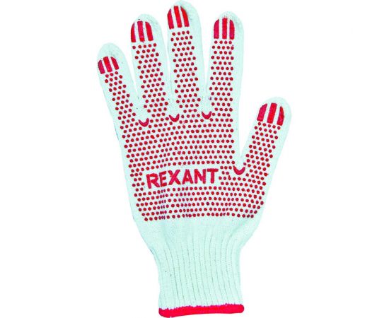 Перчатки с ПВХ-покрытием REXANT 10 класс, 5 нитей 09-0202-1 
