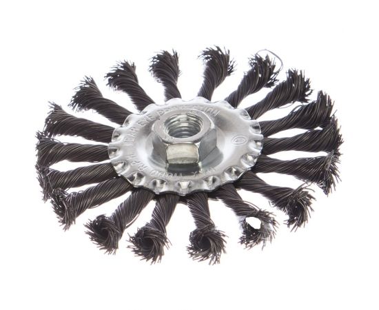 Кордщётка радиальная витая (115 мм; М14) для МШУ РОССНА Р860651 