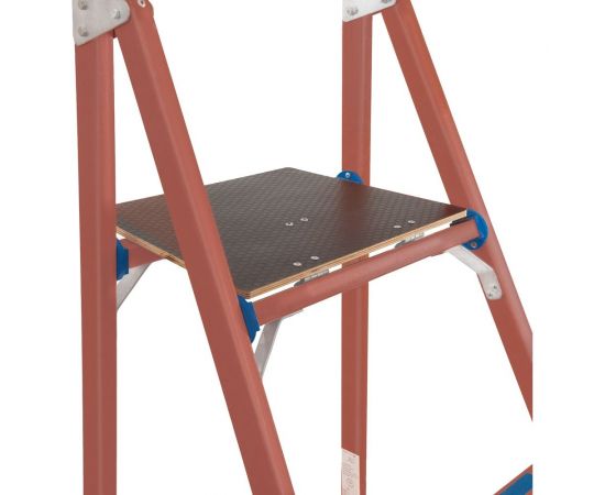 Диэлектрическая стеклопластиковая стремянка с симметричной опорой Антиток ССД-2.5 Е 289515 – изображение 2