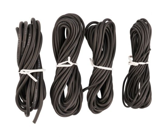 Набор автопроводов REXANT ПГВА Ассорти 0,50x5 м/0,75x5 м/1,50x3 м/2,50x2 м, черный 01-6553 – изображение 2