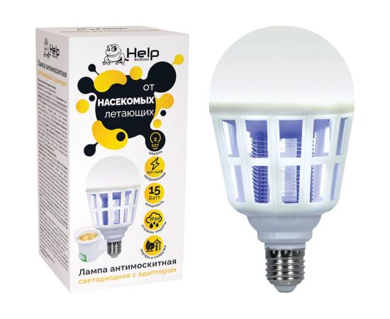 Антимоскитная светодиодная лампа с адаптером HELP 80339 – изображение 2