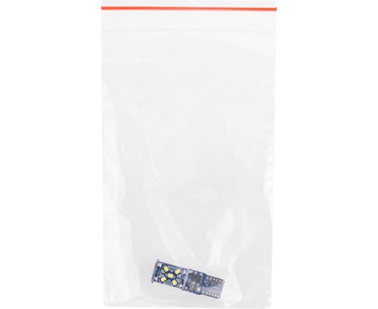 Автолампа SKYWAY диод, T10 (W5W), 12 В, 15 SMD диодов, без цоколя, 1-конт., белая S08201503 – изображение 2