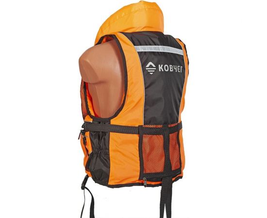 Спасательный жилет КОВЧЕГ Премиум, р. 2XL-3XL/54-56, до 115 кг, оранжевый-чёрный 725300753 – изображение 2