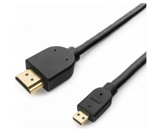 Кабель HDMI-microHDMI Cablexpert v1.3 19M/19M 1.8м черный CC-HDMID-6 – изображение 2