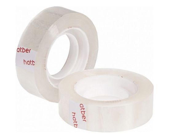Клейкая канцелярская лента Hatber 15ммх33м (без штрихкода) 10 шт 043445 – изображение 2