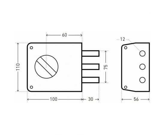 Накладной замок Аллюр 12423 – изображение 3