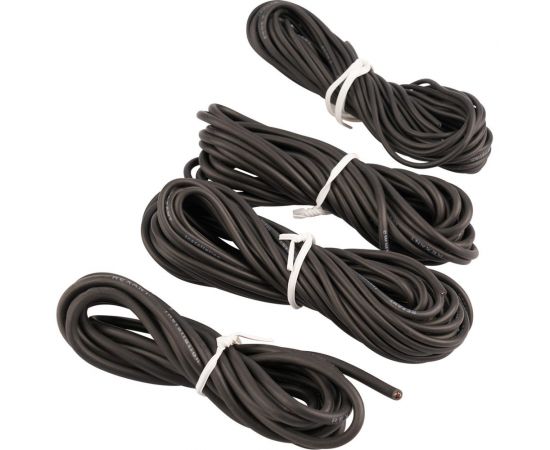 Набор автопроводов REXANT ПГВА Ассорти 0,50x5 м/0,75x5 м/1,50x3 м/2,50x2 м, черный 01-6553 – изображение 3